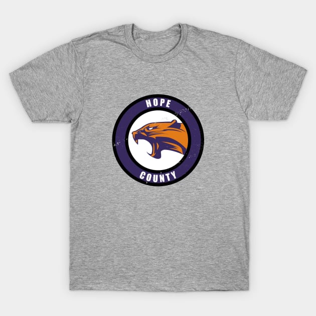 Hope County Cougars Logo T-Shirt by Neon-Light